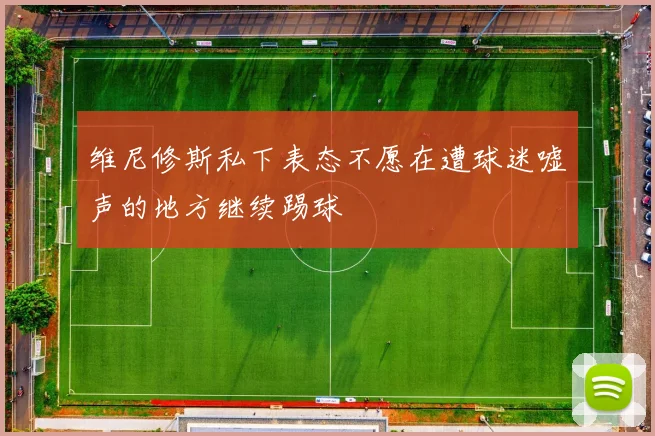 维尼修斯私下表态不愿在遭球迷嘘声的地方继续踢球
